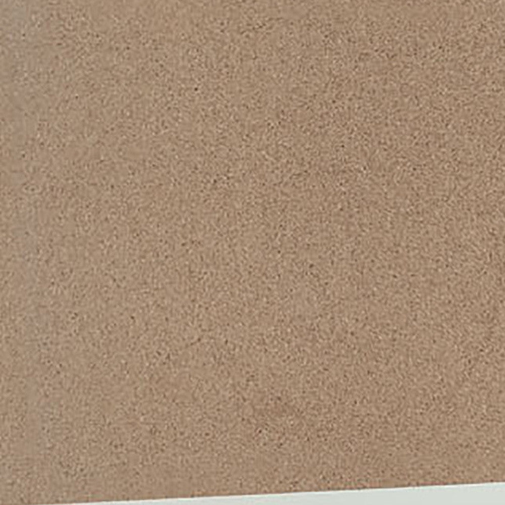 34" Antiqued White Wood Flip Top Desk