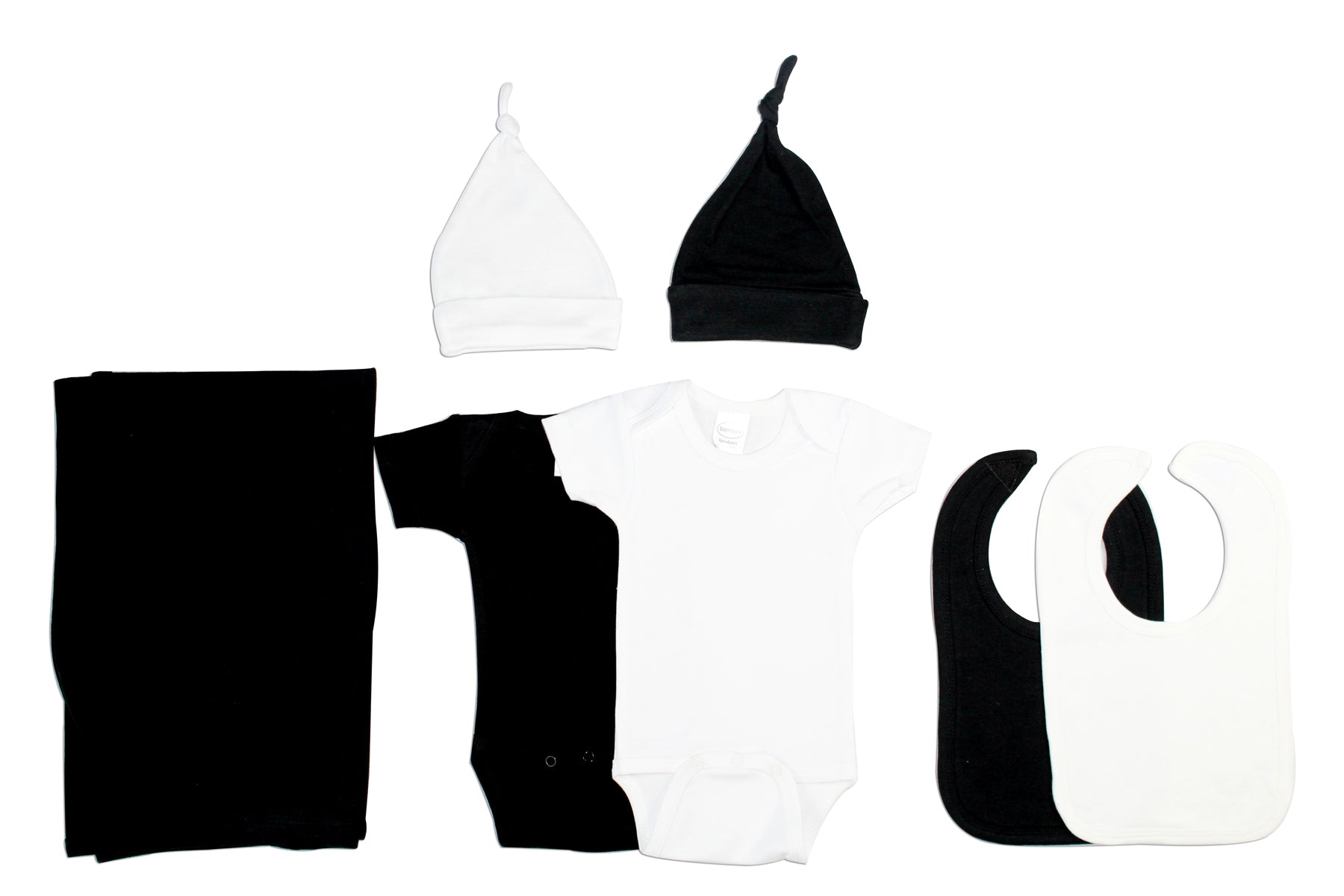 Black And White 7 Piece  Set Ls_0067nb - GreatEagleInc