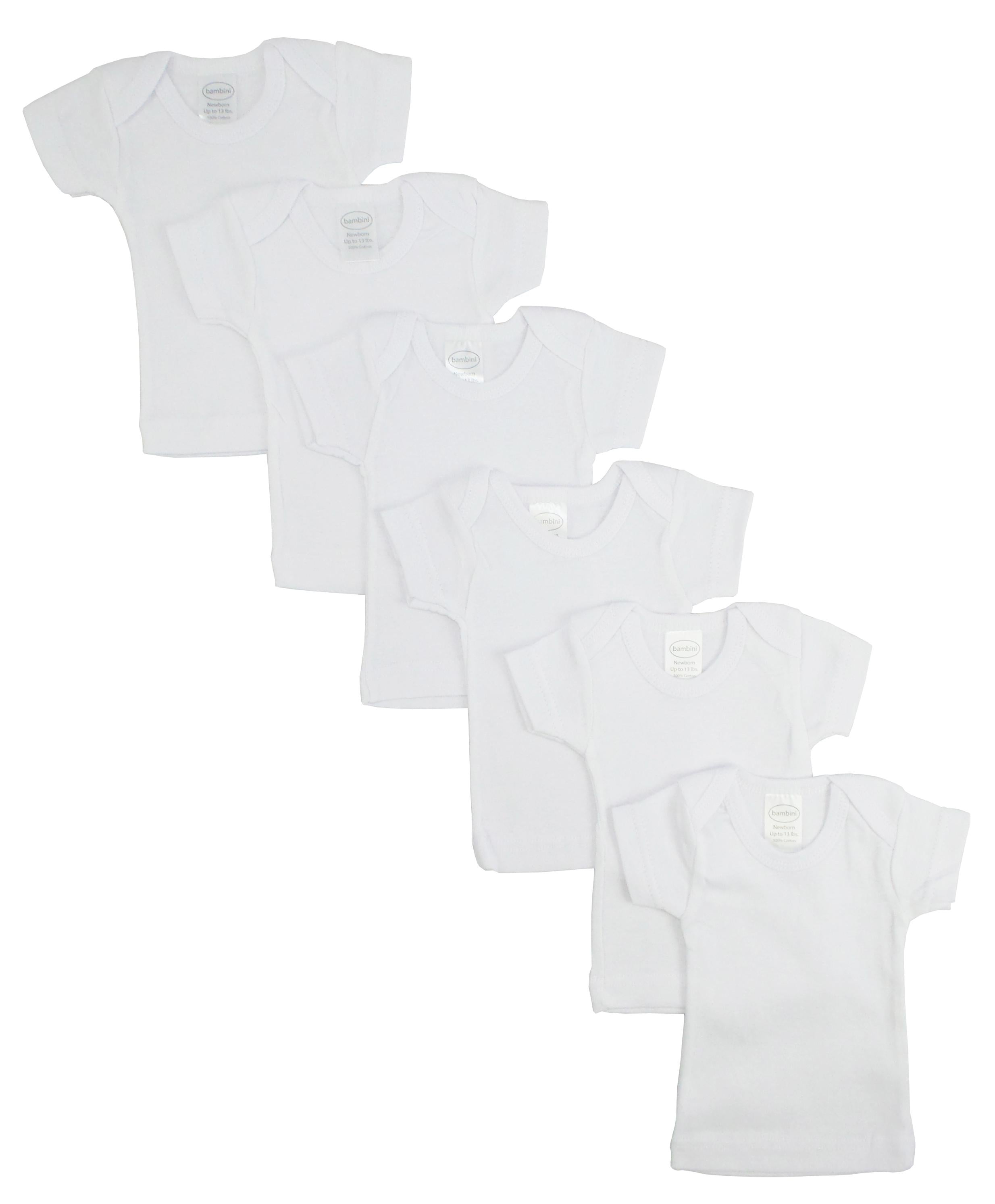 White Short Sleeve Lap Tee  6 Pack Cs_055l_055l - GreatEagleInc