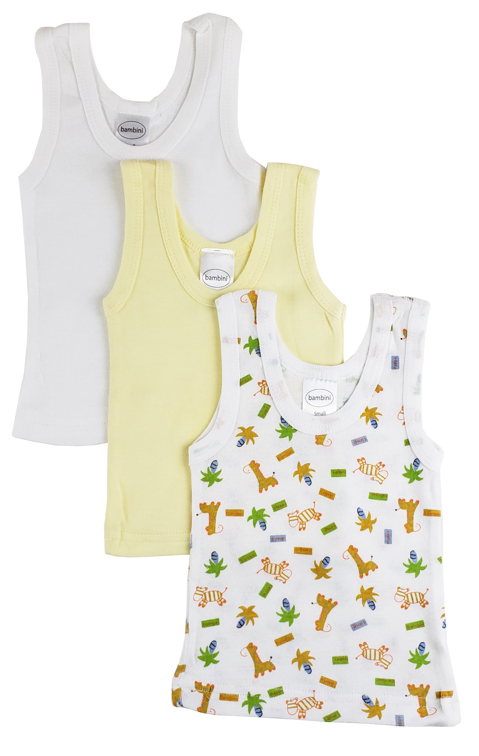 Boys Printed Tank Top Variety 3 Pack 037m - GreatEagleInc