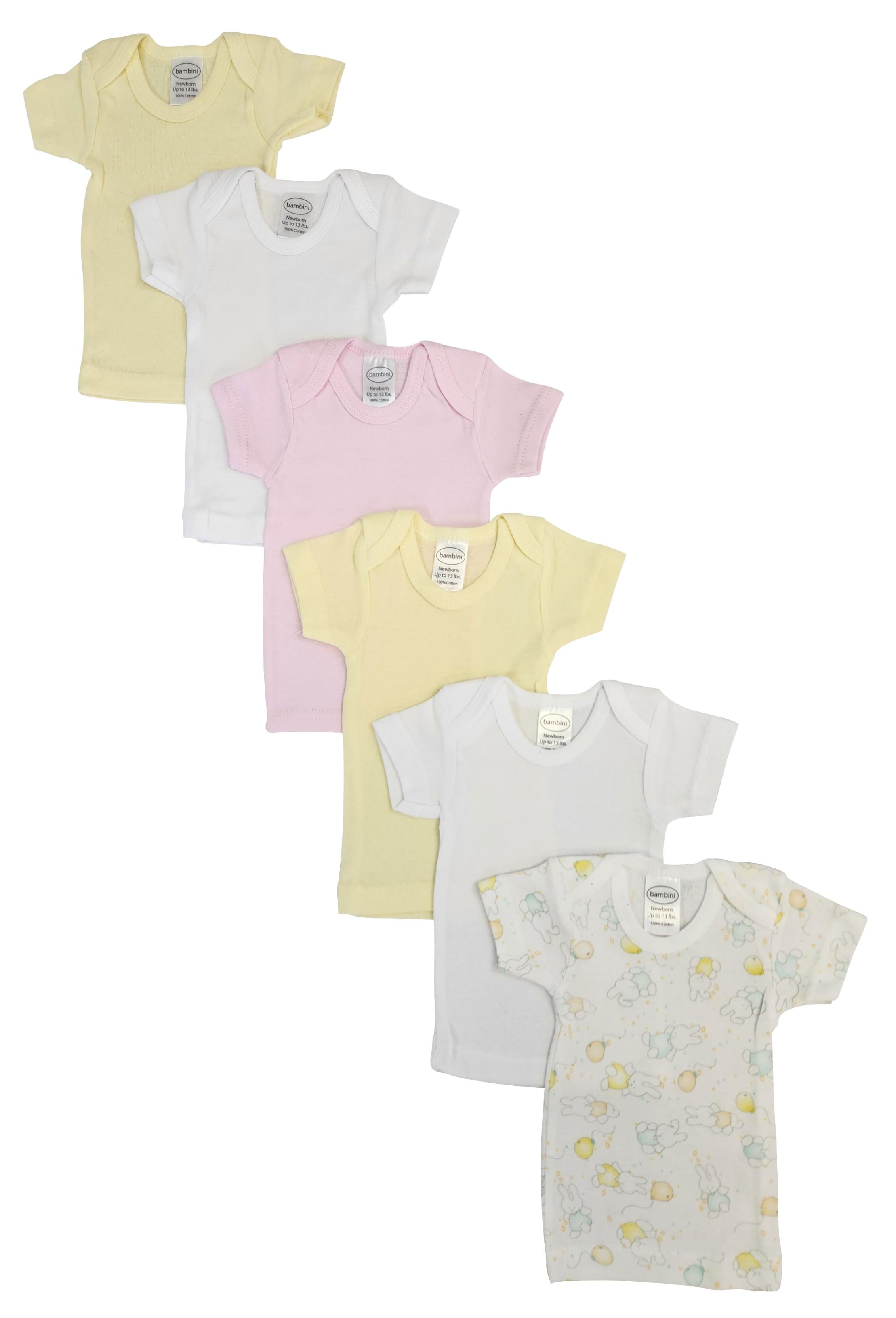 Unisex Baby 6 Pc Shirts Nc_0492nb - GreatEagleInc