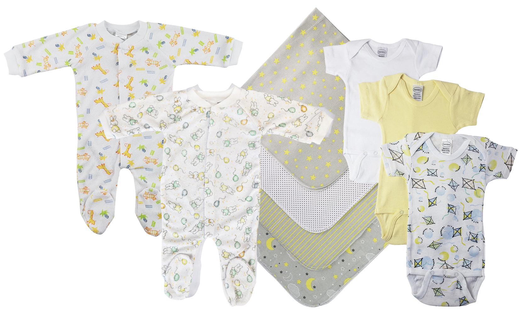 Unisex Baby 9 Pc  Sets Nc_0555l - GreatEagleInc