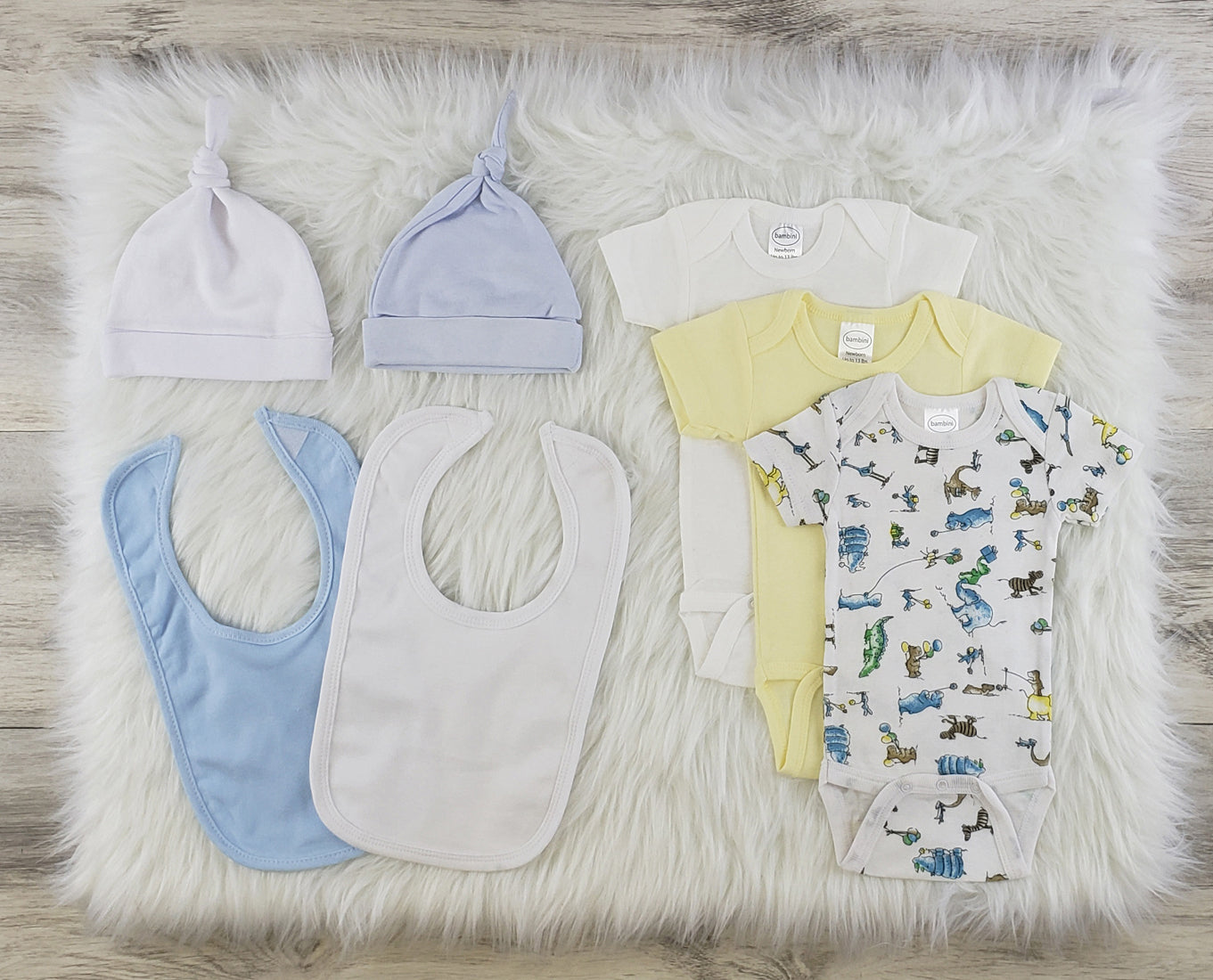 7 Pc  Baby Clothes Set Ls_0583s - GreatEagleInc