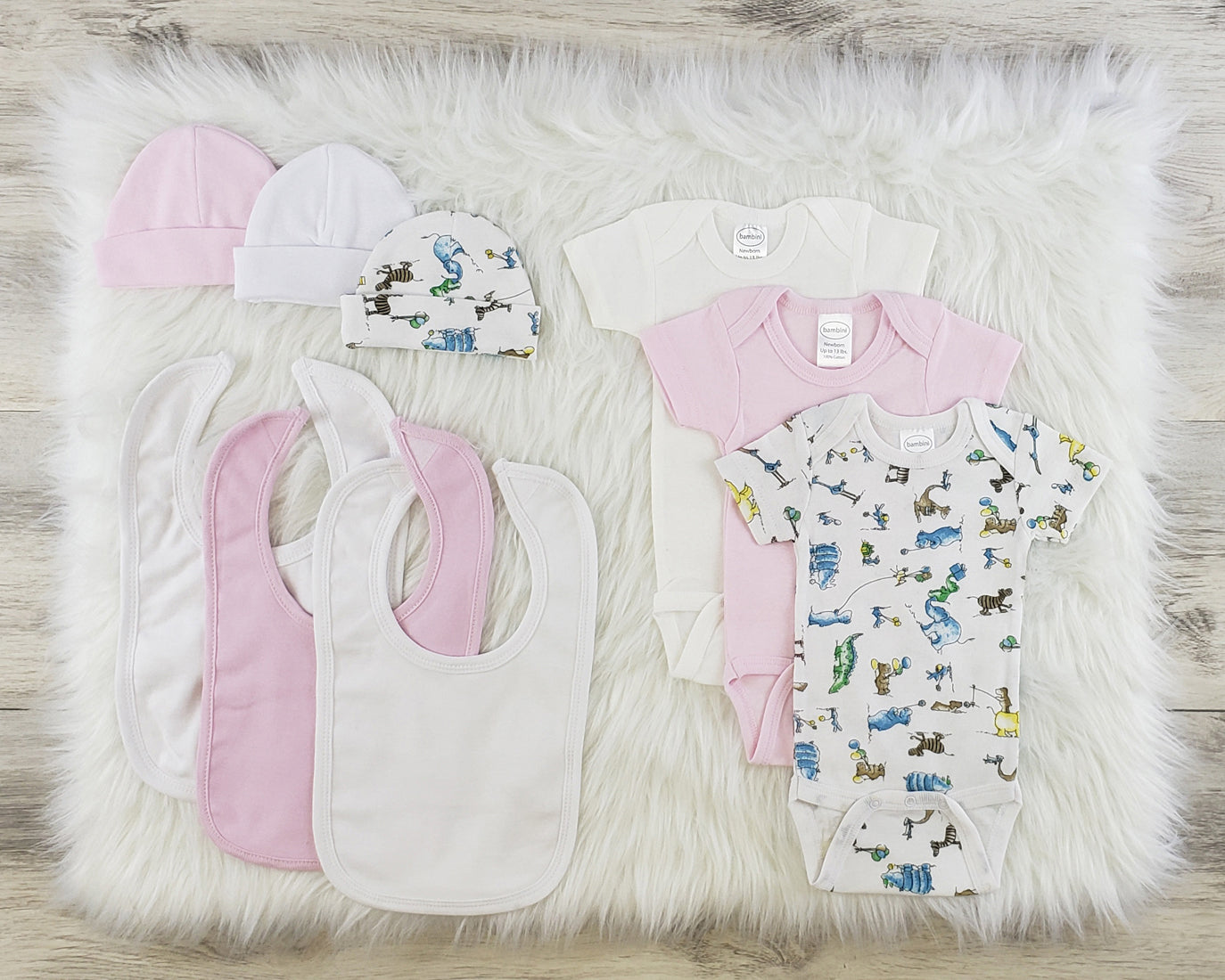 9 Pc  Baby Clothes Set Ls_0561s - GreatEagleInc