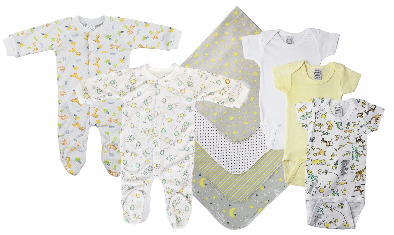 Unisex Baby 9 Pc  Sets Nc_0551s - GreatEagleInc