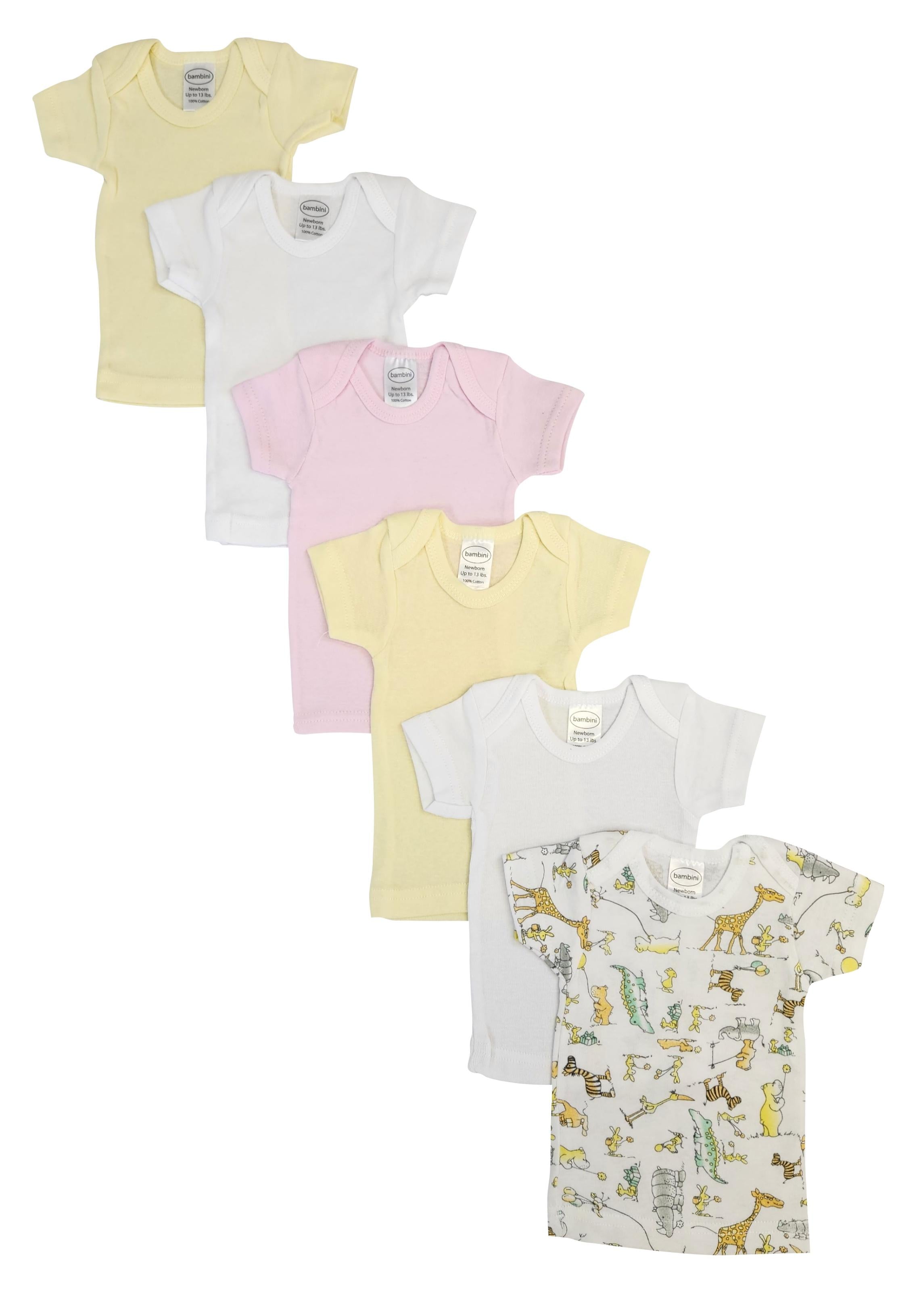 Unisex Baby 6 Pc Shirts Nc_0487nb - GreatEagleInc