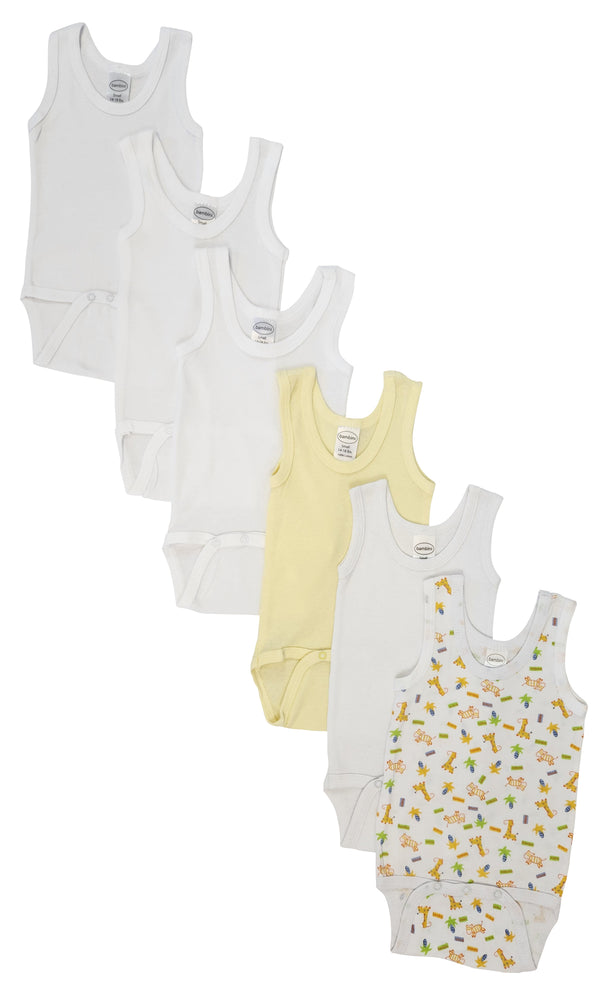 Unisex Baby 6 Pc Onezies And Tank Tops Nc_0507s - GreatEagleInc