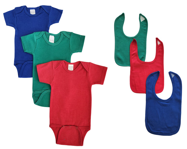 Unisex Baby 6 Pc Onezies Nc_0469m - GreatEagleInc