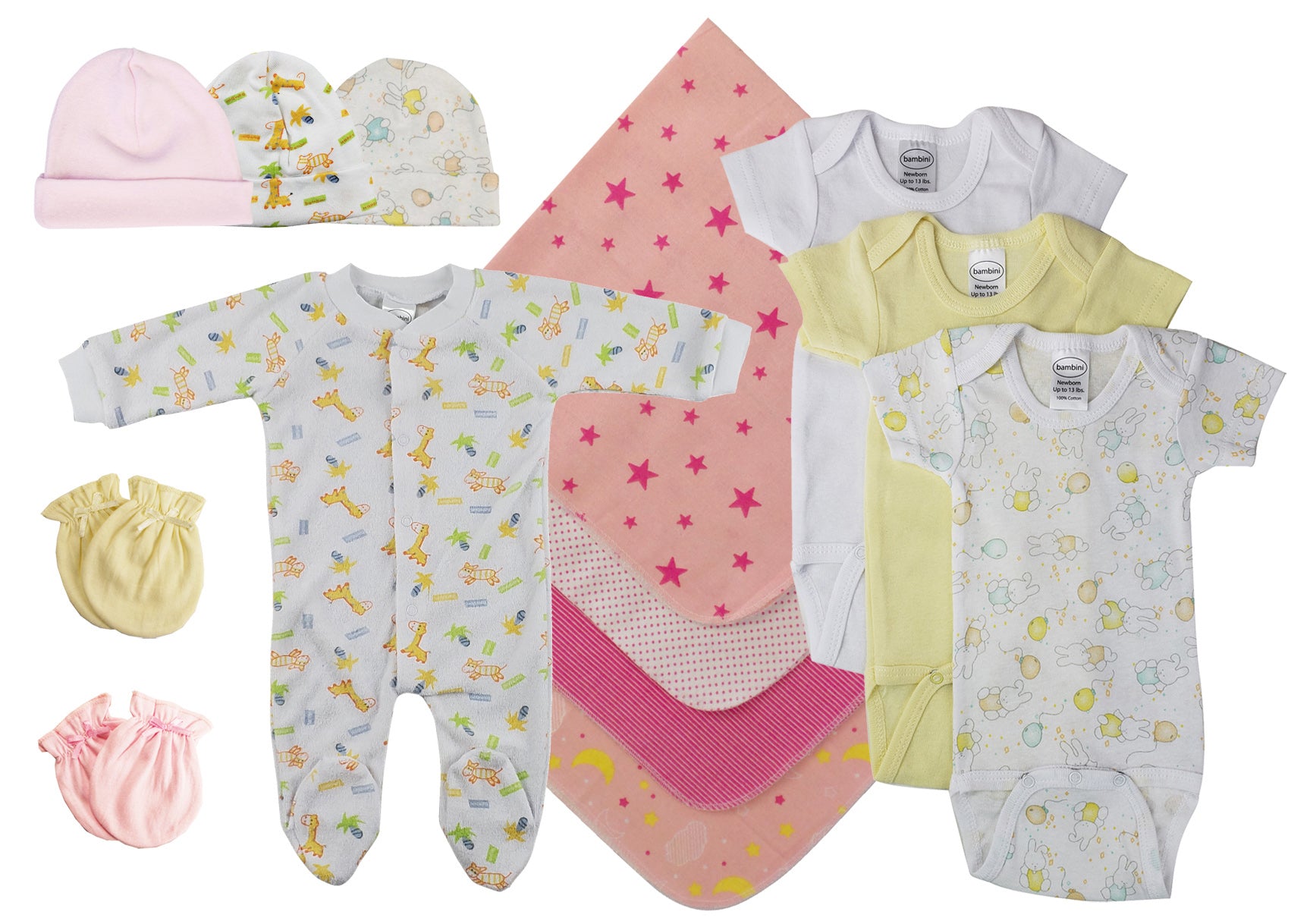 Baby Girls 13 Pc  Sets Nc_0535nb - GreatEagleInc