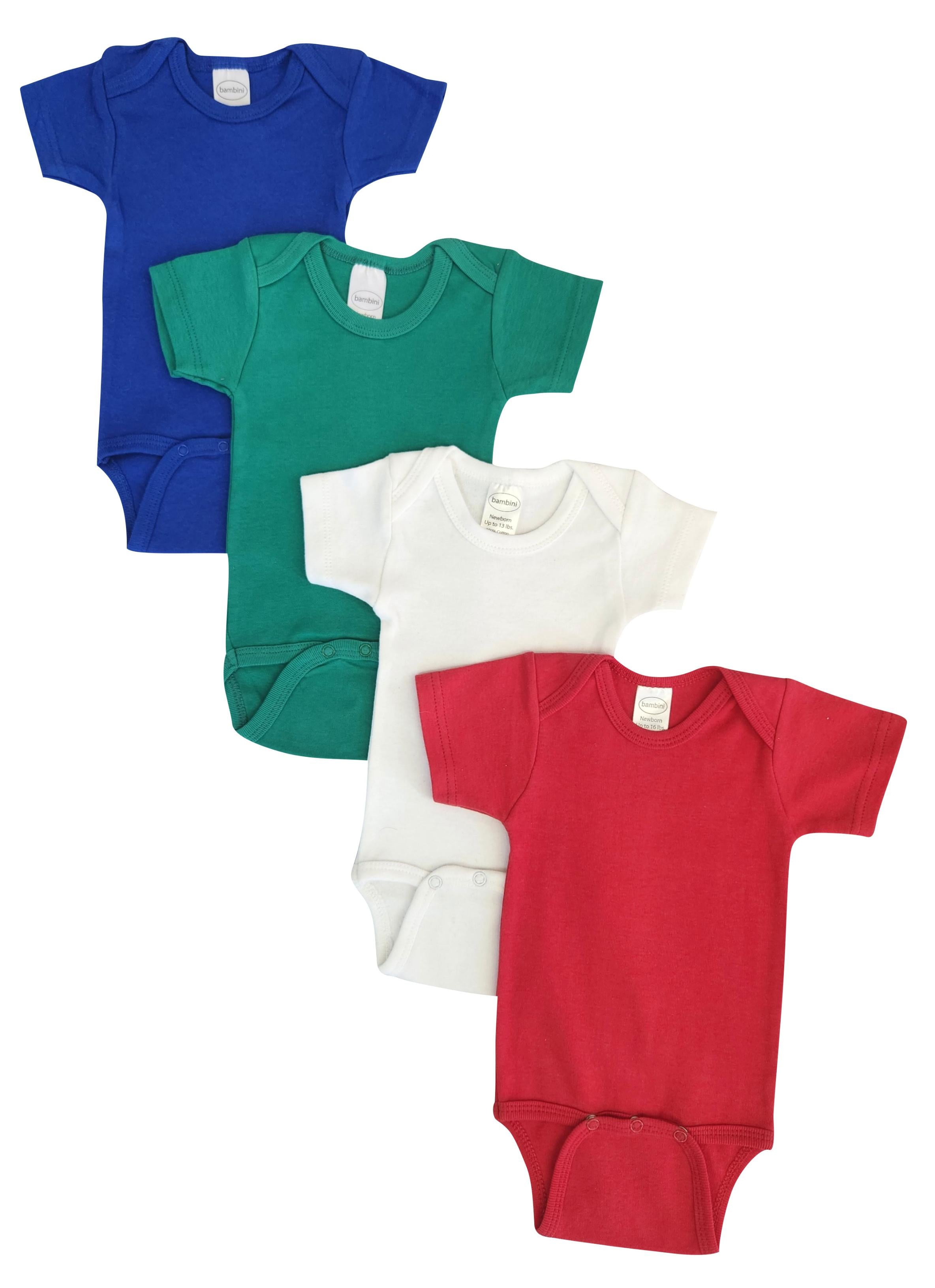 Unisex Baby 4 Pc Onezies Nc_0458nb - GreatEagleInc