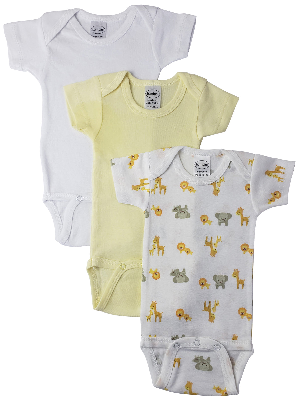 Unisex Baby 3 Pc Bodysuits Nc_0429s - GreatEagleInc