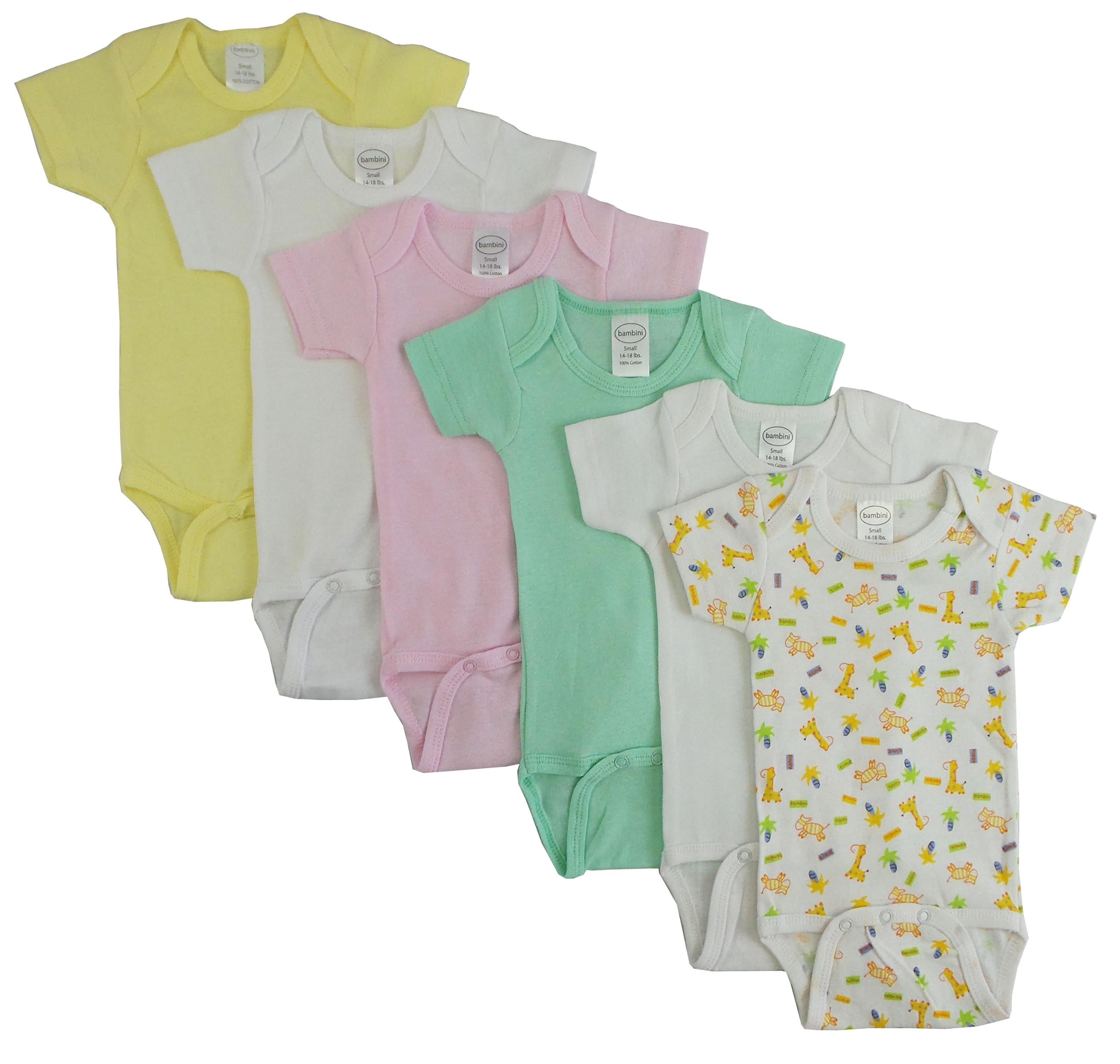 Pastel Girls Short Sleeve 6 Pack Cs_003nb_004nb - GreatEagleInc