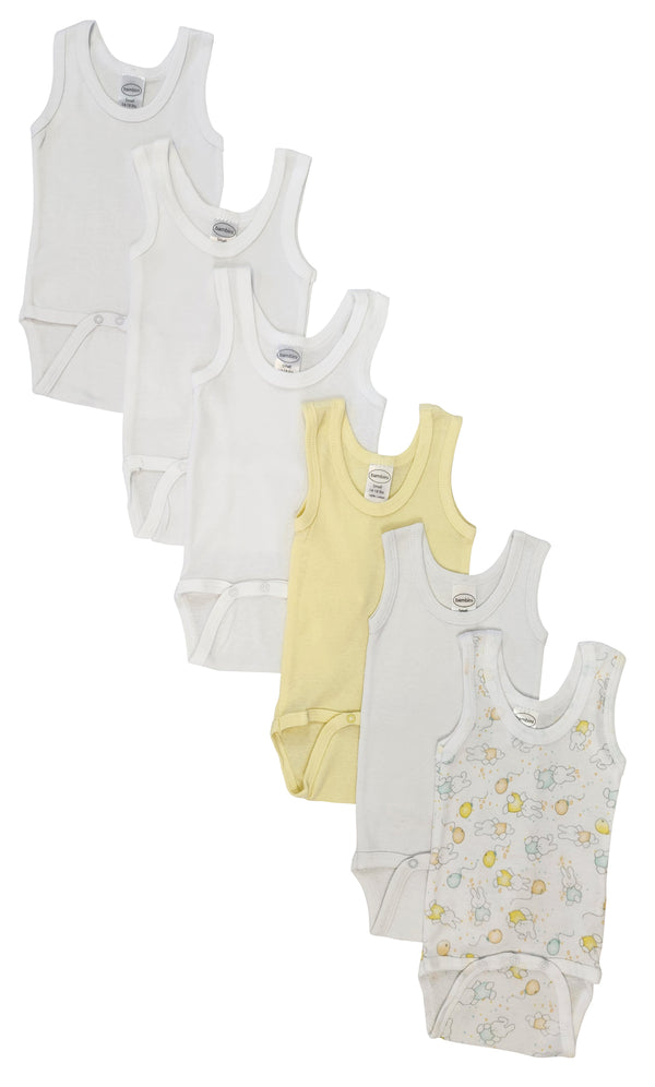 Unisex Baby 6 Pc Onezies And Tank Tops Nc_0517nb - GreatEagleInc