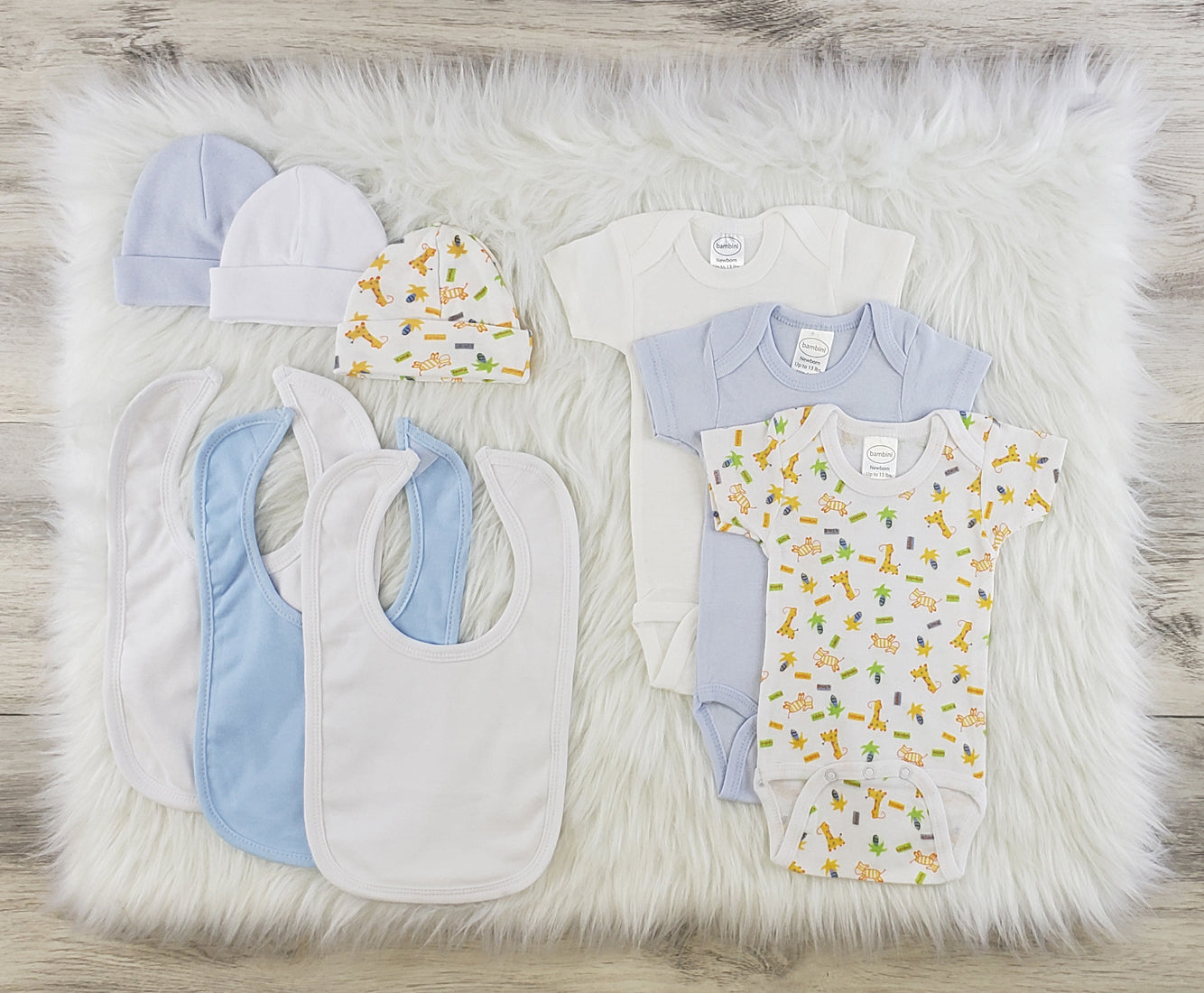 9 Pc  Baby Clothes Set Ls_0553nb - GreatEagleInc