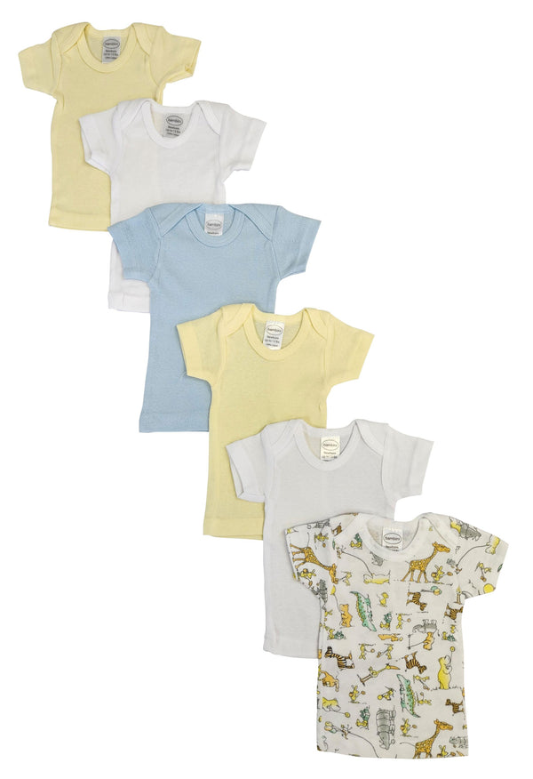 Unisex Baby 6 Pc Shirts Nc_0485s - White / Large - Infant Wear