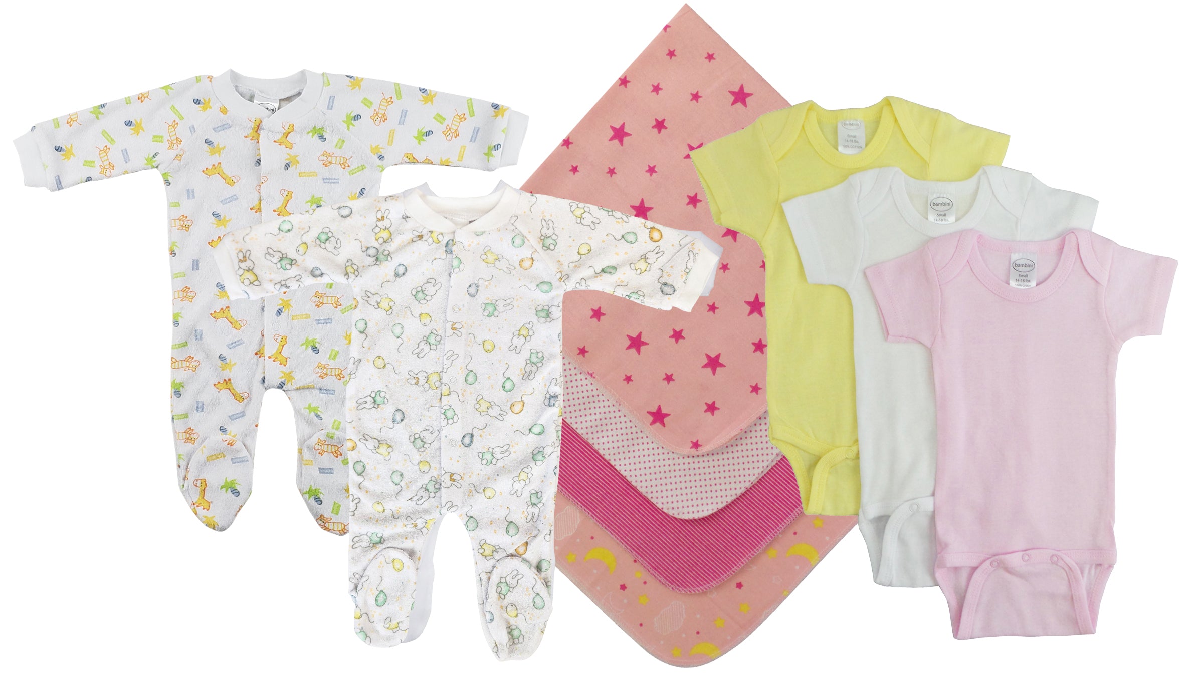 Baby Girls 9 Pc  Sets Nc_0537l - GreatEagleInc