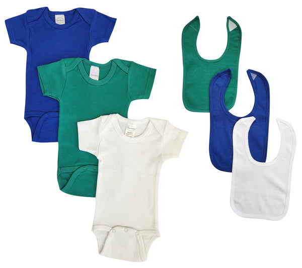 Unisex Baby 6 Pc Onezies Nc_0459nb - GreatEagleInc