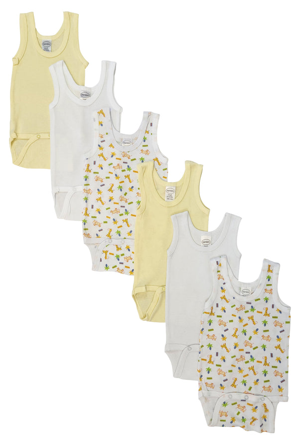 Unisex Baby 6 Pc Onezies And Tank Tops Nc_0511l - GreatEagleInc