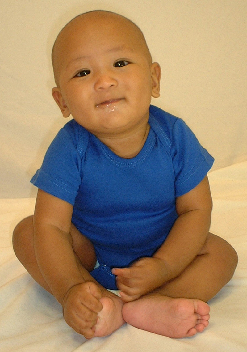 Blue Bodysuit Onezies (pack Of 3) Ls_0162 - GreatEagleInc