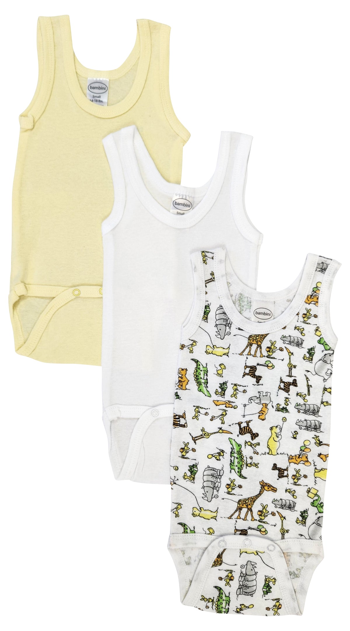 Unisex Baby 3 Pc Onezies And Tank Tops Nc_0496nb - GreatEagleInc