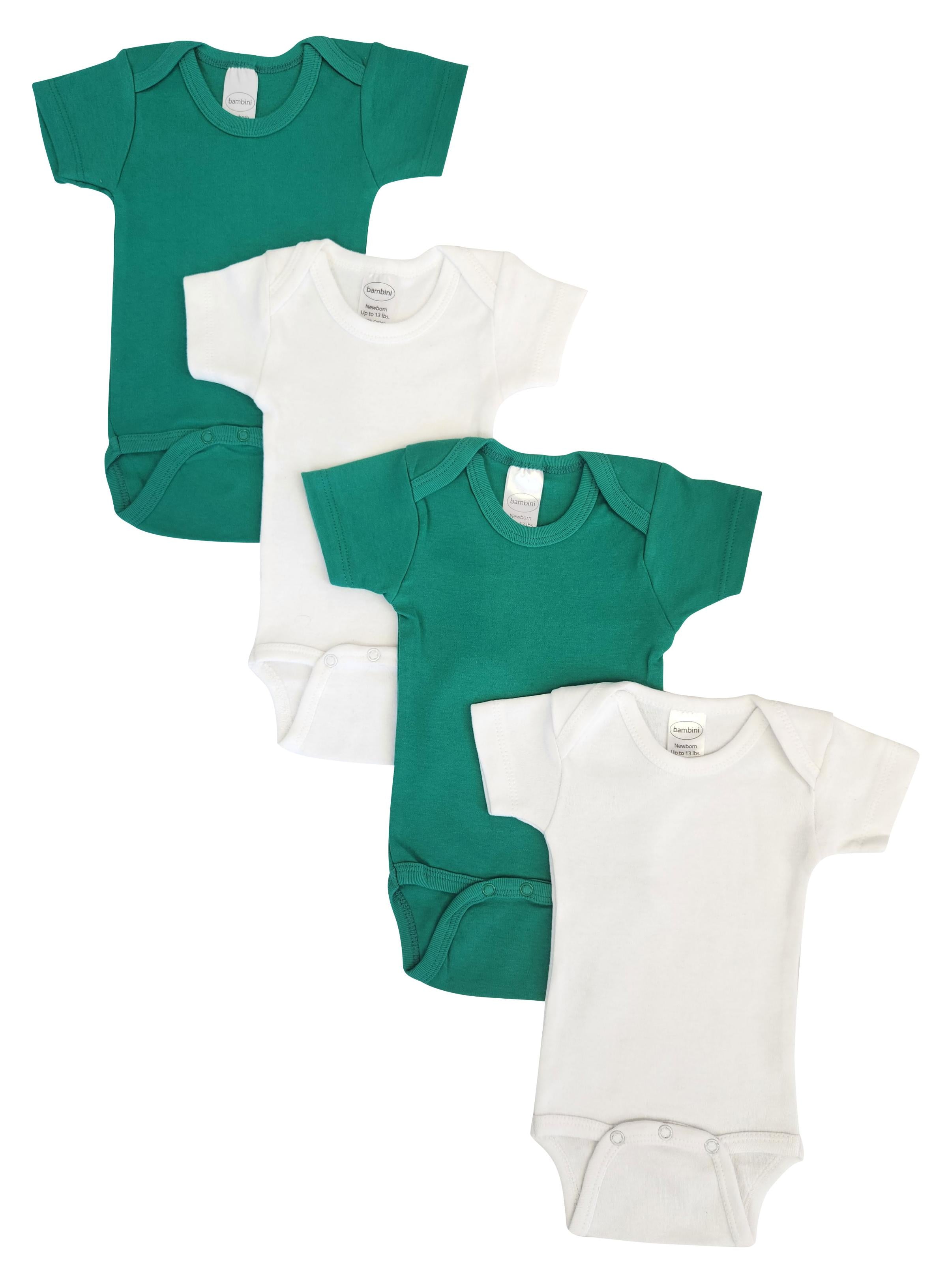 Unisex Baby 4 Pc Onezies Nc_0472s - GreatEagleInc
