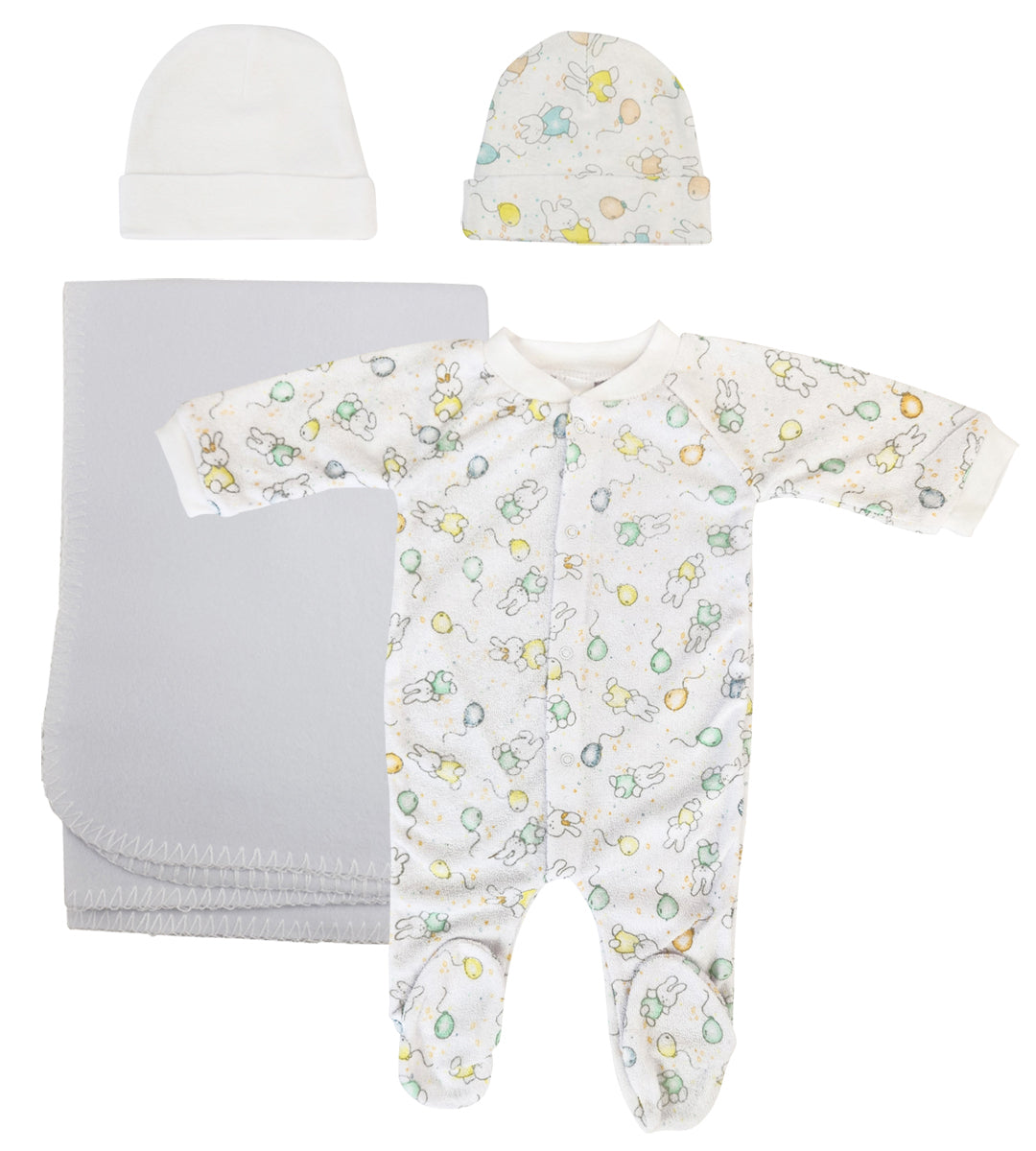 Unisex Newborn Baby 4 Pc  Sets Nc_0964s - GreatEagleInc
