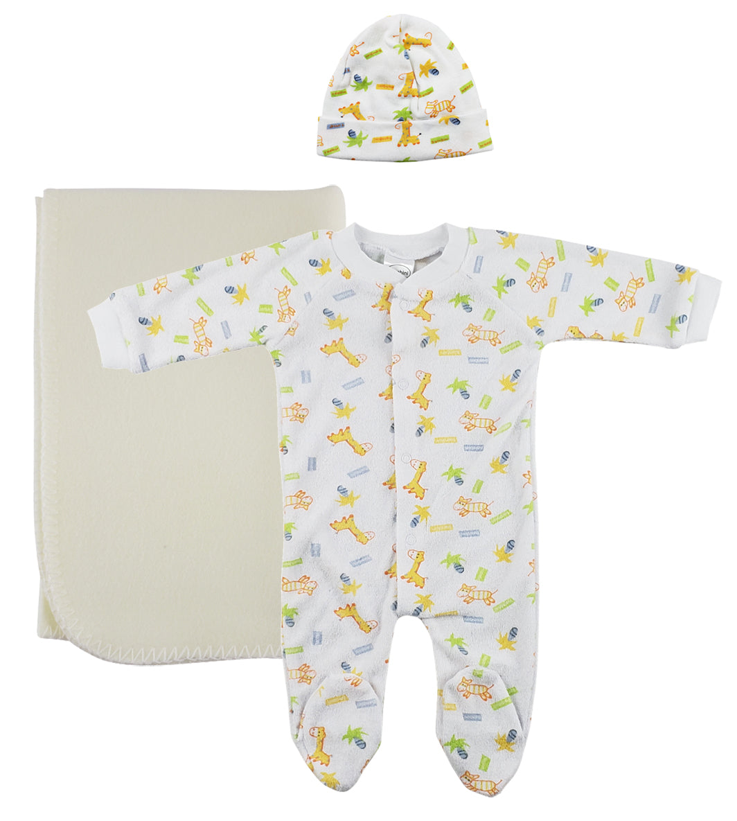 Unisex Newborn Baby 3 Pc  Sets Nc_0972s - GreatEagleInc