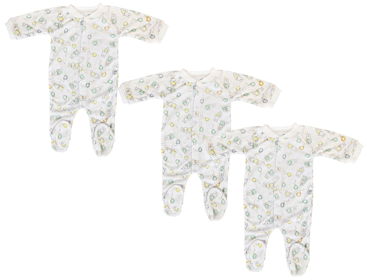 Unisex Closed-toe Sleep & Play With Caps (pack Of 4 ) Nc_0704m - GreatEagleInc