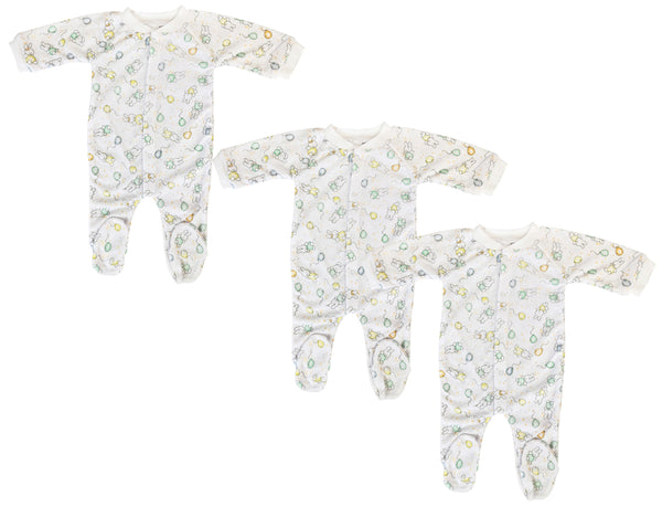 Unisex Closed-toe Sleep & Play With Caps (pack Of 4 ) Nc_0704m - GreatEagleInc