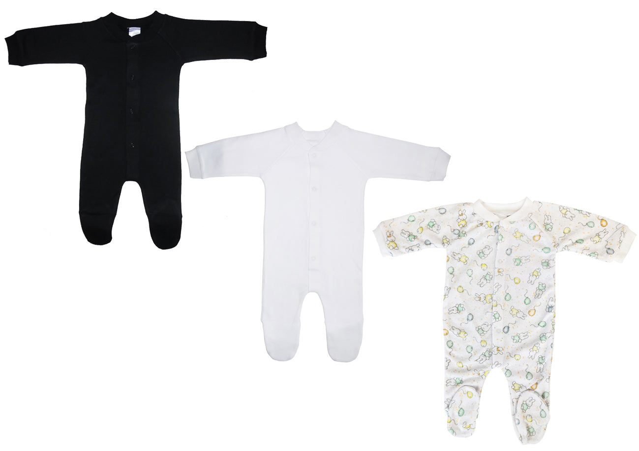 Unisex Closed-toe Sleep & Play (pack Of 3 ) Nc_0718s - GreatEagleInc