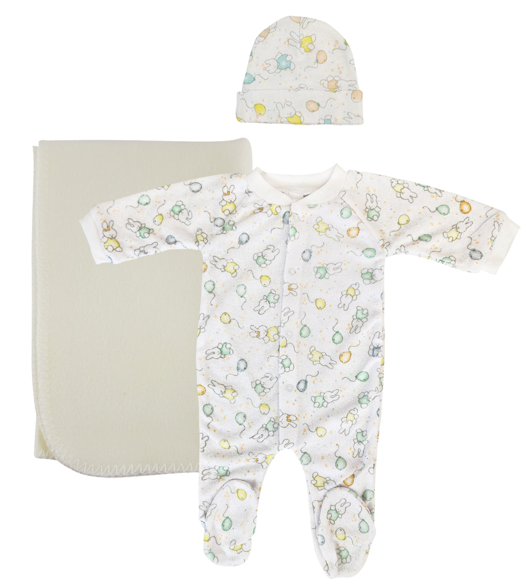 Unisex Newborn Baby 3 Pc  Sets Nc_0968m - GreatEagleInc