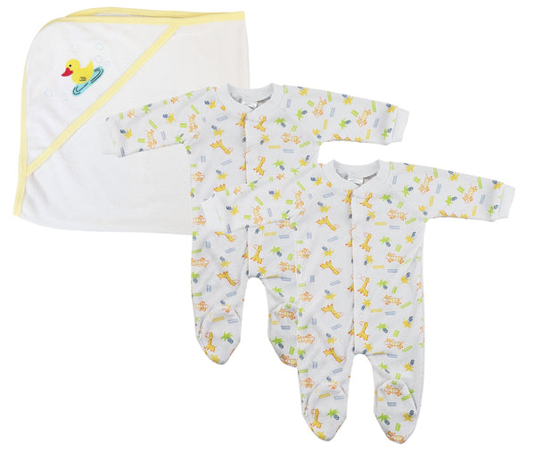 Unisex Closed-toe Sleep & Play (pack Of 3 ) Nc_0728s - GreatEagleInc