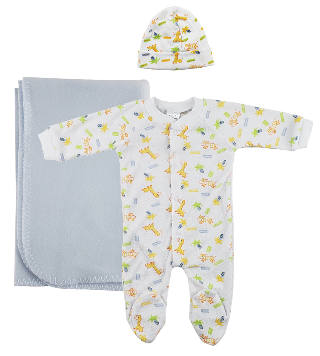 Newborn Baby 3 Pc  Sets Nc_0951m - GreatEagleInc