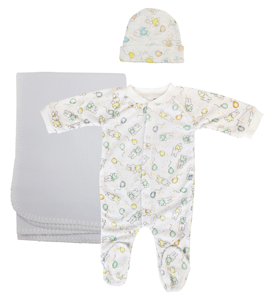 Girls Newborn Baby 3 Pc  Sets Nc_0963l - GreatEagleInc