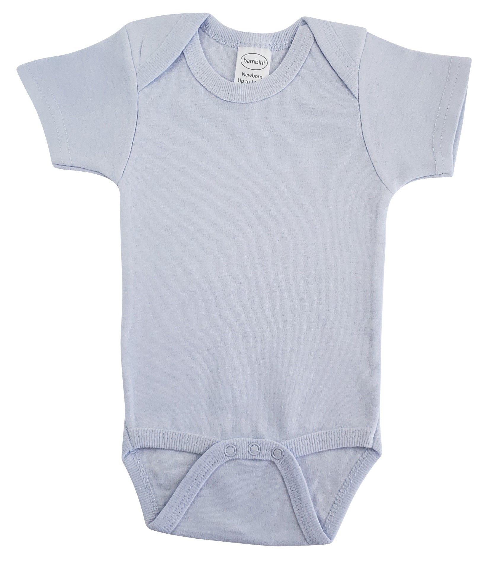 Interlock Blue Short Sleeve Onezie 0020bnb - GreatEagleInc