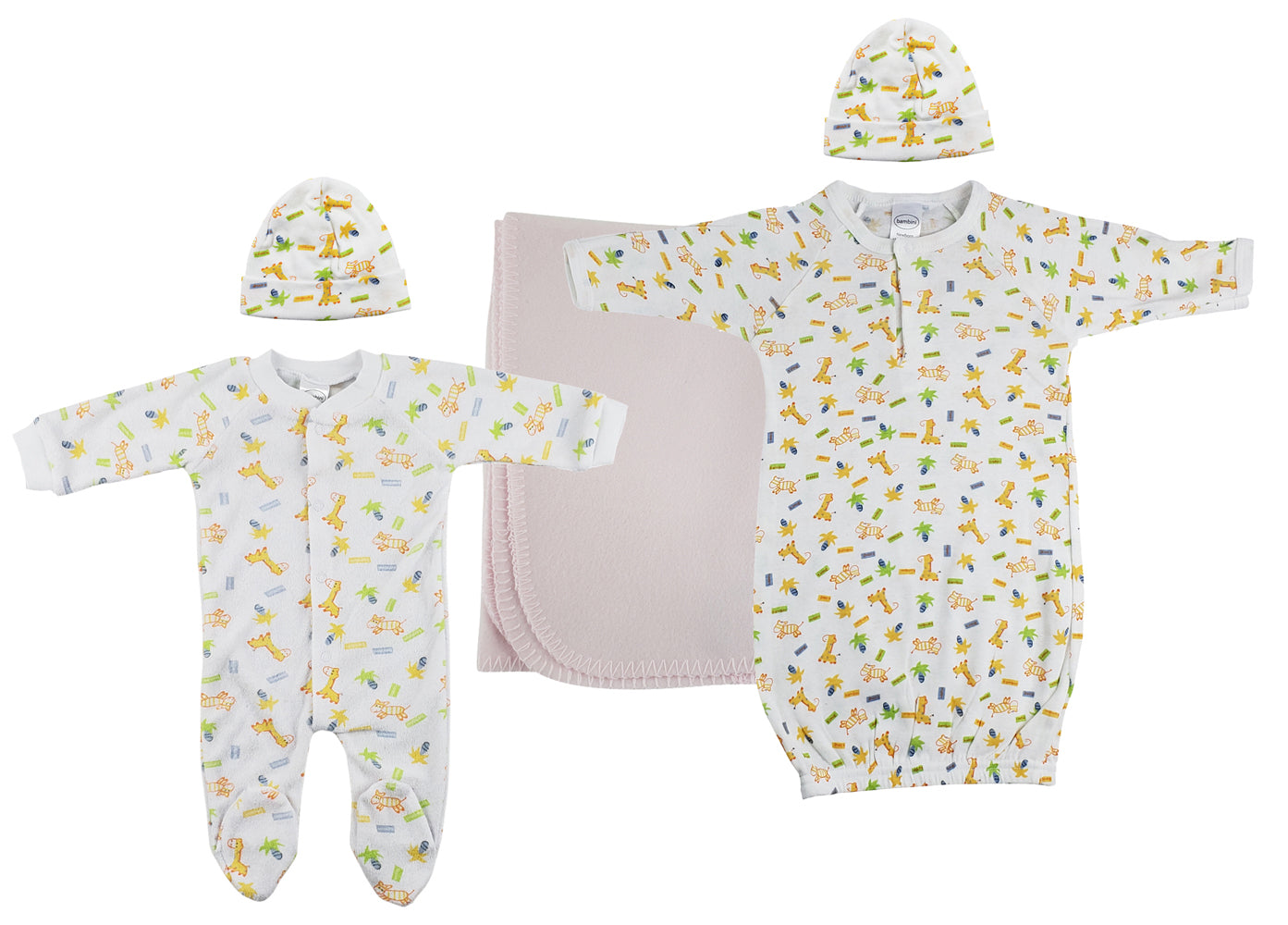 Girls Newborn Baby 5 Pc  Sets Nc_0962m - GreatEagleInc