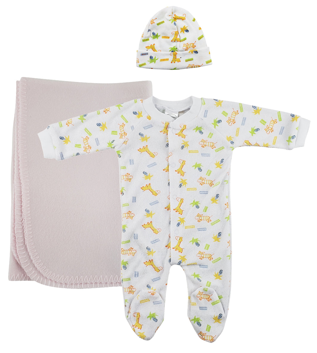 Girls Newborn Baby 3 Pc  Sets Nc_0959s - GreatEagleInc