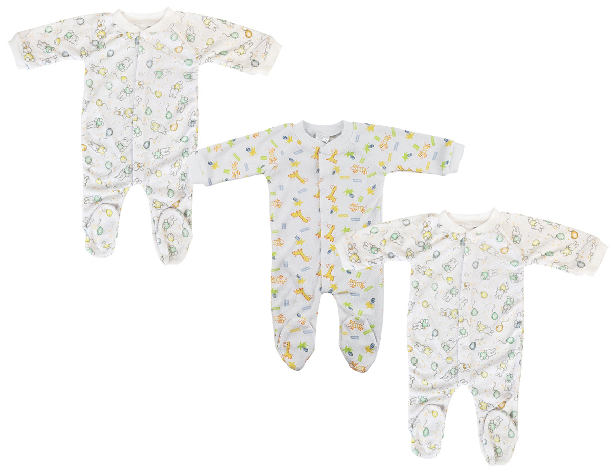 Unisex Closed-toe Sleep & Play With Caps (pack Of 4 ) Nc_0705s - GreatEagleInc