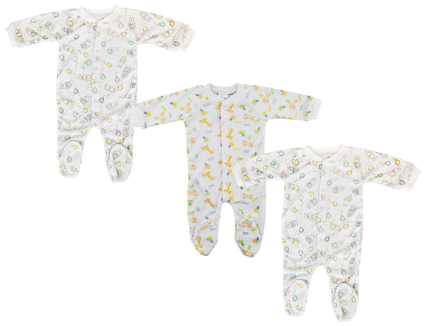 Unisex Closed-toe Sleep & Play With Caps (pack Of 4 ) Nc_0705s - GreatEagleInc