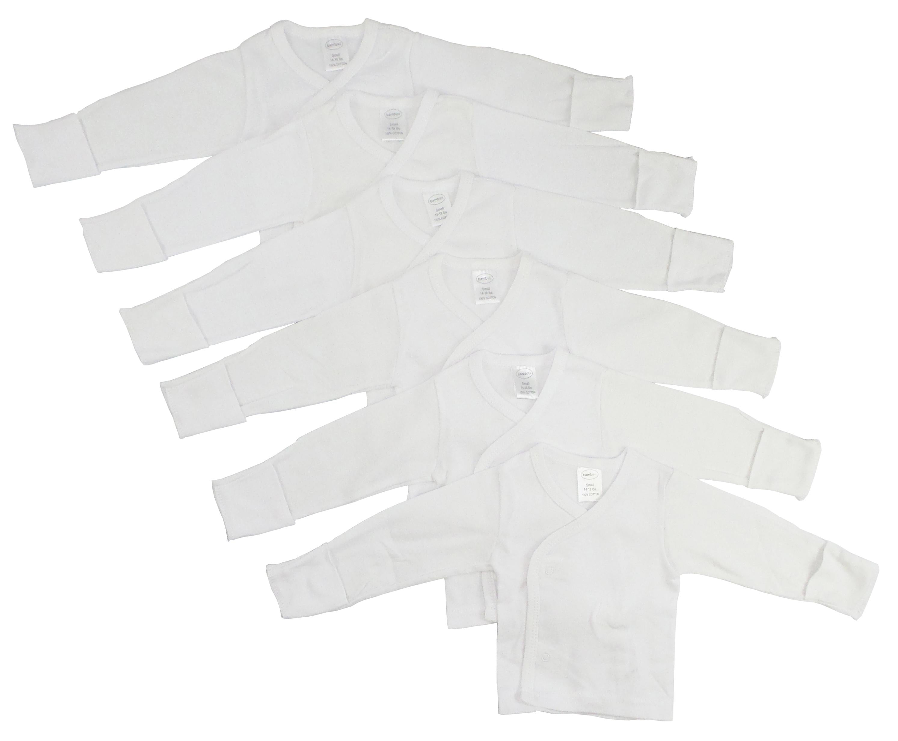 Long Sleeve Side Snap With Mittens 6 Pack Cs_071s_071s - GreatEagleInc