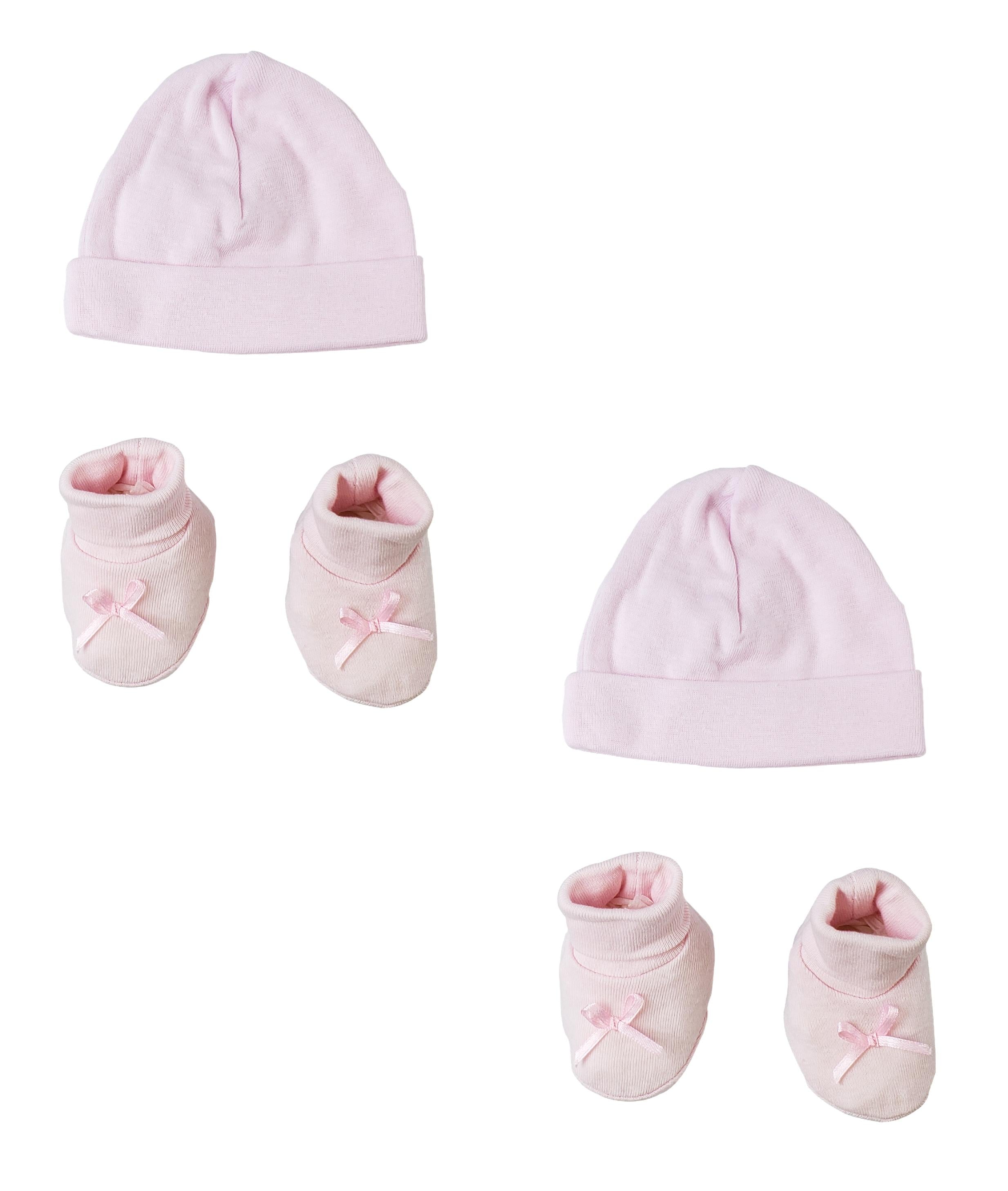 Preemie Cap And Bootie - 4 Pc Set Cs_0064 - GreatEagleInc