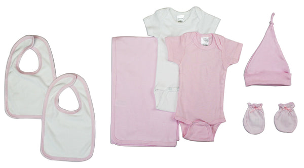 Newborn Baby 7 Pc  Gift Set Ls_0008nb - GreatEagleInc