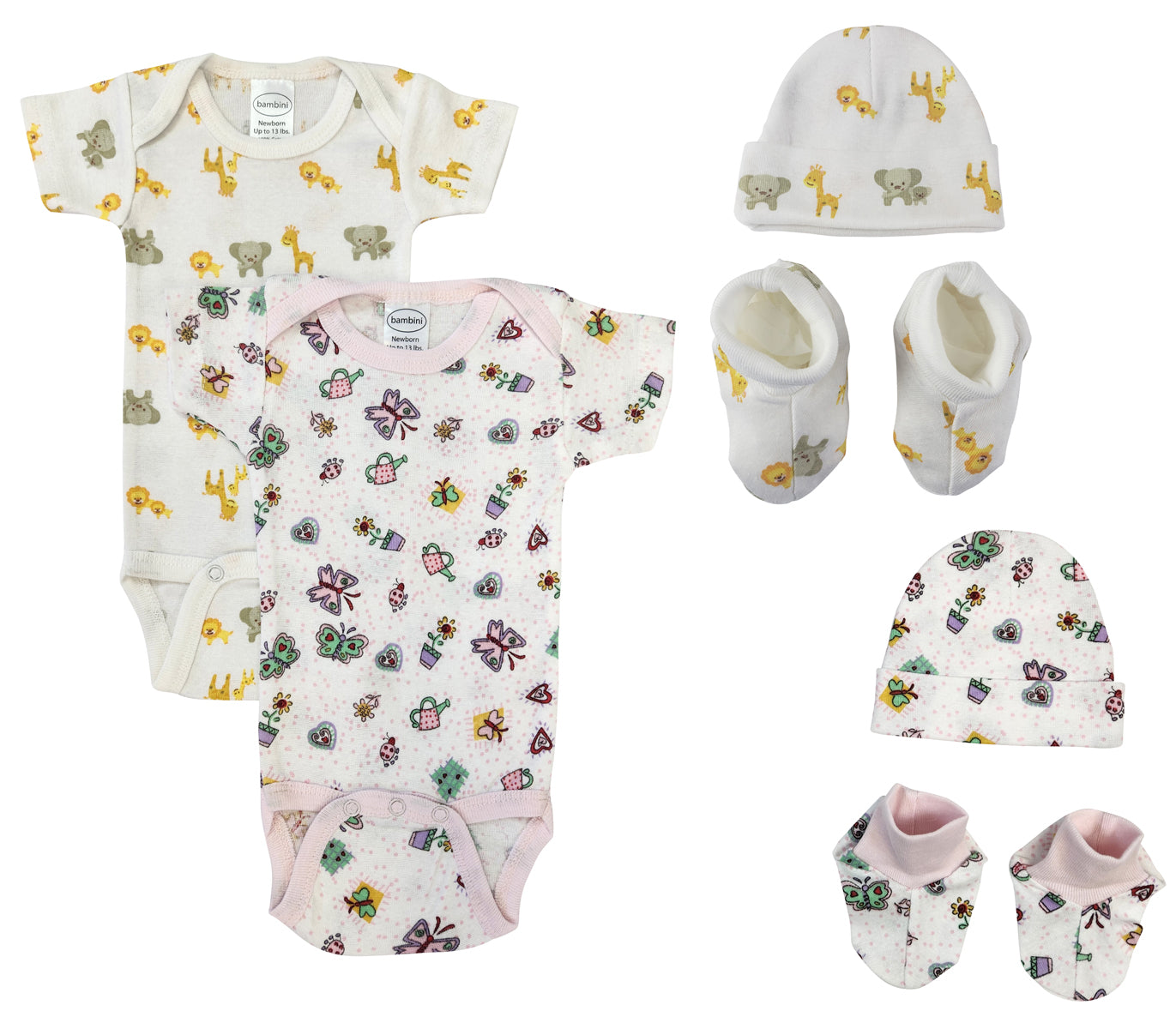 Newborn Baby Girl 6 Pc  Sets Nc_0628 - GreatEagleInc