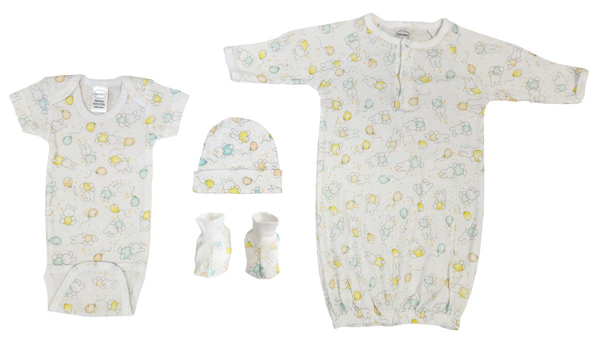Unisex Newborn Baby 4 Pc  Sets Nc_0671 - GreatEagleInc