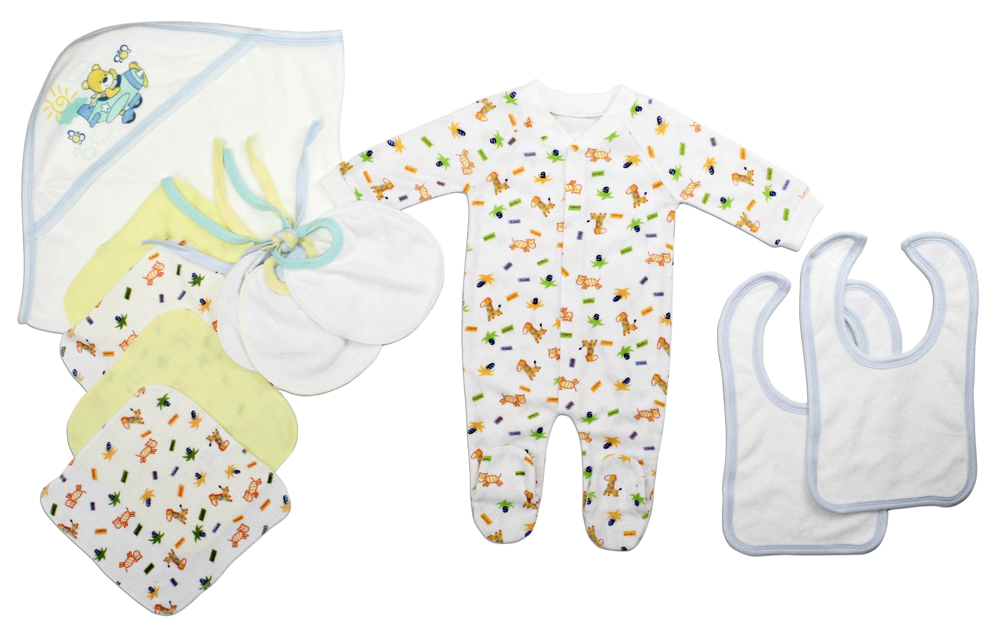 Newborn Baby Boys 11 Pc  Baby Shower Gift Set Ls_0089 - GreatEagleInc