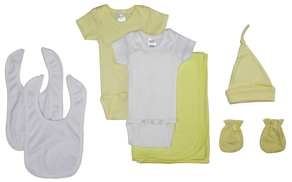 Newborn Baby 7 Piece  Set Ls_0015 - Infant Wear