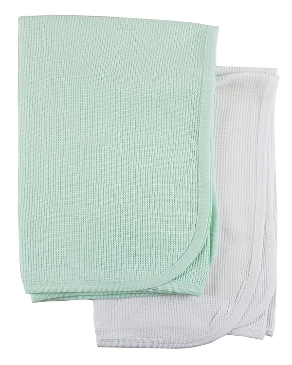 White And Mint Thermal Blankets Cs_0109 - GreatEagleInc