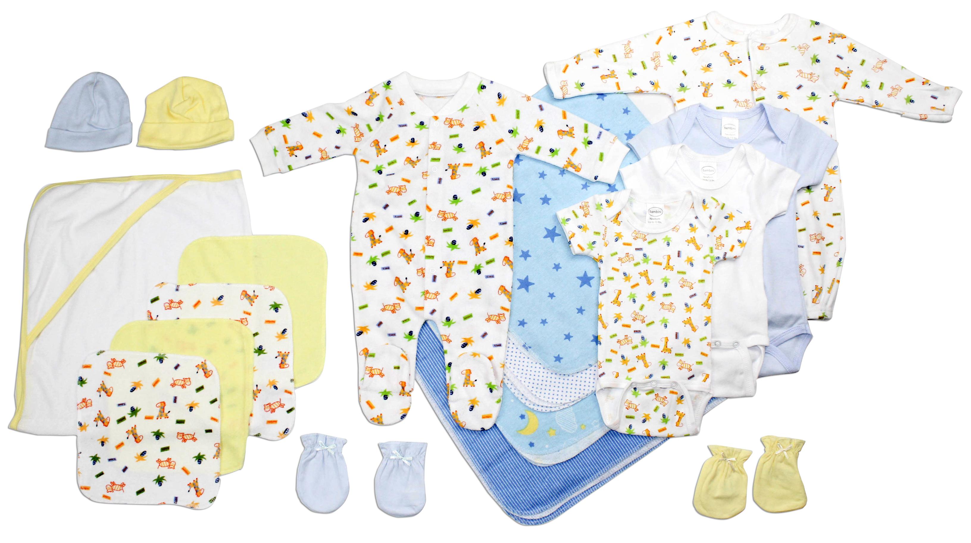 Newborn Baby Boy 18 Pc  Baby Shower Gift Set Ls_0026 - GreatEagleInc