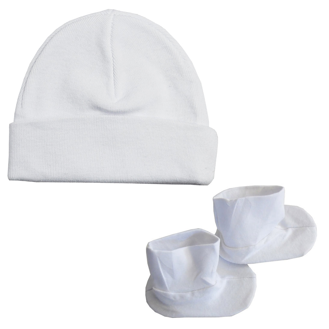 Cap & Bootie Set - White 029pack - GreatEagleInc