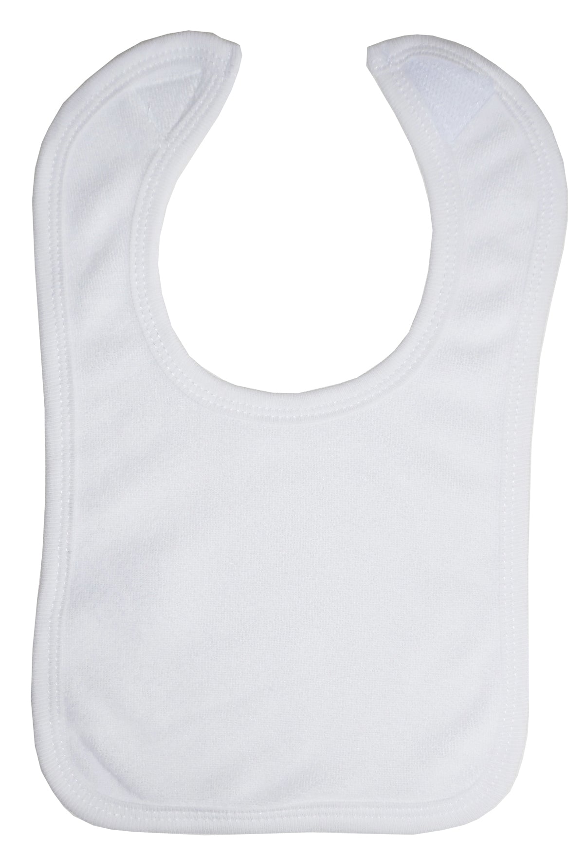 White Terry Bib With White Trim 1024w - GreatEagleInc